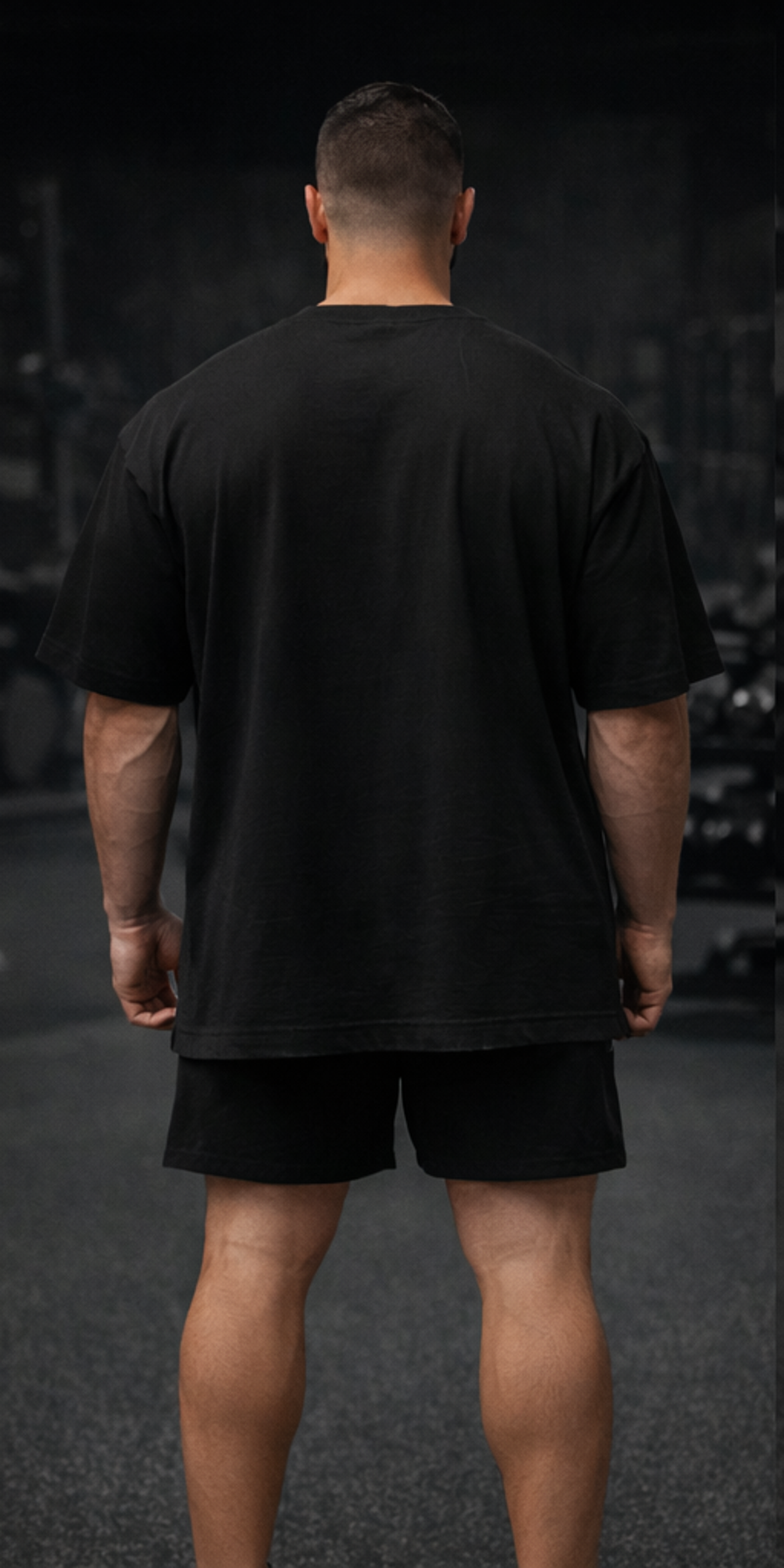 Discipline Oversized Gym T-Shirt (180 GSM Cotton)